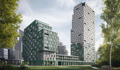 Планировка двухкомнатной(квартира) площадью 75.3 квадратных метров в ЖК “ЖК STONE Rise (Райз)”