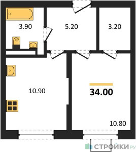 Планировка квартиры, ID 456691