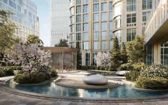 Зона отдыха в ЖК "Начало"