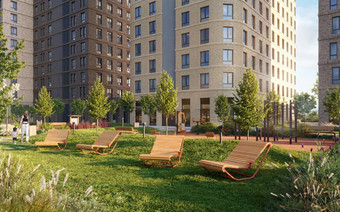 Зона отдыха в “Левел Нижегородская”