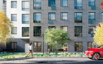 Придомовая территория ЖК Реут