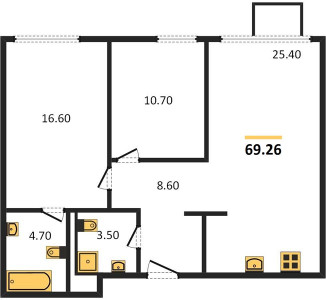 Планировка квартиры, ID 143831