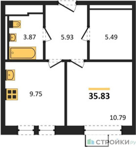 Планировка квартиры, ID 284172