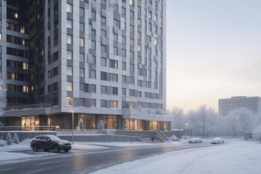 Планировка студии(апартаменты) площадью 33.7 квадратных метров в ЖК “ЖК Апарт-комплекс AIST RESIDENCE (Аист Резиденс)”
