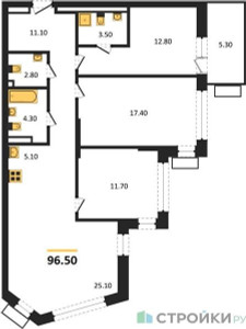 Планировка квартиры, ID 248729