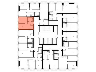 Планировка однокомнатной(квартира) площадью 31.9 квадратных метров в ЖК “ЖК 2-й Иртышский”