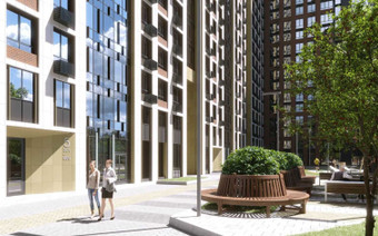 придомовая территория ЖК Профит