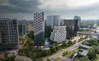 ЖК STONE Rise с высоты птичьего полета