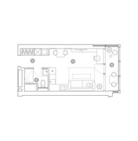 Планировка студии(квартира) площадью 27.3 квадратных метров в “ЖК ВЭРИ на Миклухо-Маклая”