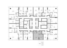 Планировка однокомнатной(квартира) площадью 41.9 квадратных метров в “ЖК Слава”
