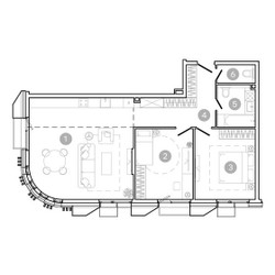 Планировка трехкомнатной(квартира) площадью 80.2 квадратных метров в ЖК “ЖК УНО Соколиная гора”