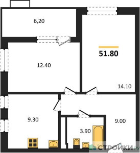 Планировка квартиры, ID 474198