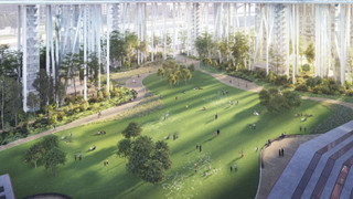 Внутренняя территория ЖК "Бадаевский"