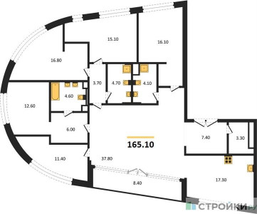 Планировка квартиры, ID 524346