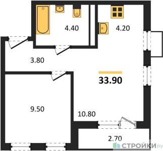 Планировка квартиры, ID 258379