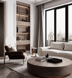 Планировка студии(апартаменты) площадью 36.6 квадратных метров в ЖК “ЖК Vesper Tverskaya”