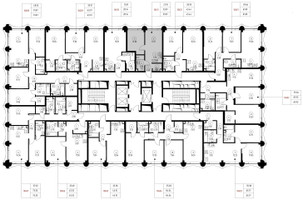 Планировка однокомнатной(квартира) площадью 33.9 квадратных метров в “Дом премиум-класса МИРА”