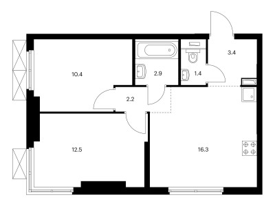 Планировка квартиры, ID 203207