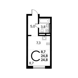 Планировка квартиры, ID 551127