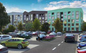 придомовая парковка ЖК Дабл