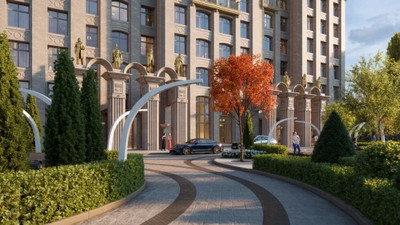 Планировка однокомнатной(квартира) площадью 45.5 квадратных метров в ЖК “Высотка на Жукова”