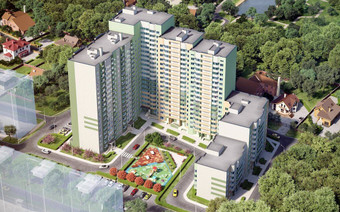 фото ЖК Внуково Парк-2 с высоты птичьего полёта