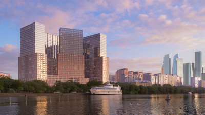 Планировка 4+ комнатной(квартира) площадью 134 квадратных метров в ЖК “ЖК Левел Причальный”