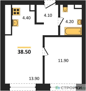 Планировка квартиры, ID 264680