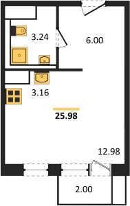 Планировка квартиры, ID 204842
