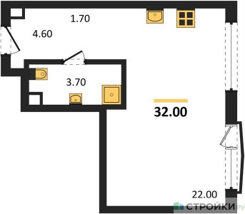 Планировка квартиры, ID 530004