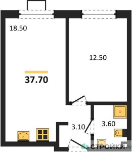 Планировка квартиры, ID 425436