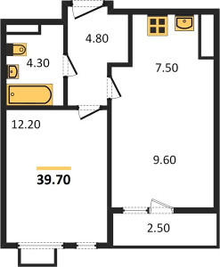 Планировка квартиры, ID 104981