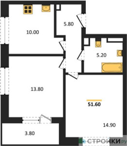 Планировка квартиры, ID 305226