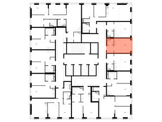 Планировка студии(квартира) площадью 20.6 квадратных метров в ЖК “ЖК 2-й Иртышский”