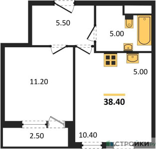 Планировка квартиры, ID 115684