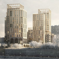 Вид сбоку на ЖК "Веспер Кутузовский"