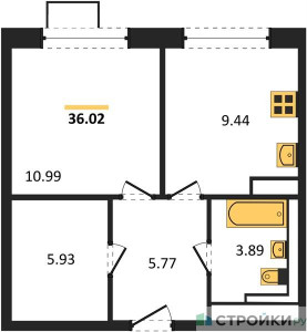 Планировка квартиры, ID 286296