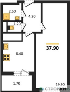 Планировка квартиры, ID 534767