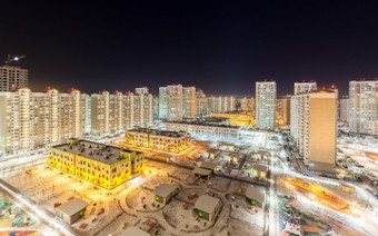 фото ЖК Первый Московский  в зимнее время