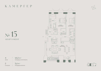 Планировка апартаментов, ID 506281