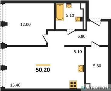 Планировка квартиры, ID 283140