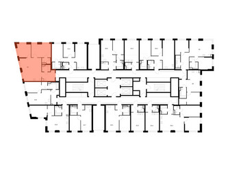 Планировка двухкомнатной(квартира) площадью 69 квадратных метров в ЖК “ЖК 2-й Иртышский”