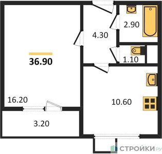 Планировка квартиры, ID 110702