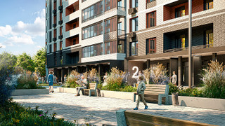 Придомовая территория ЖК “Малаховский”