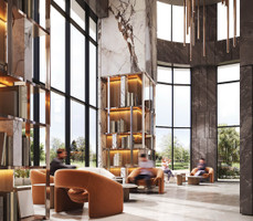 Лобби в ЖК "Гранд Фили"