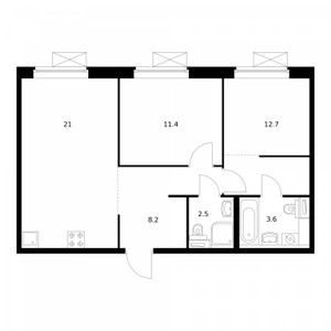 Планировка квартиры, ID 71427