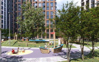 детская площадка ЖК PROFIT