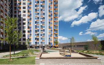 Зона отдыха в ЖК "Новые Ватутинки"