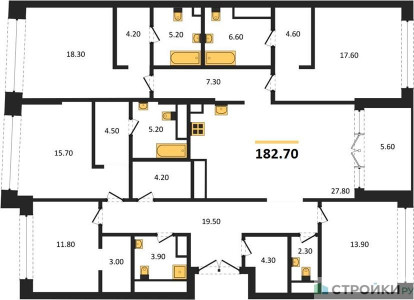 Планировка квартиры, ID 527866