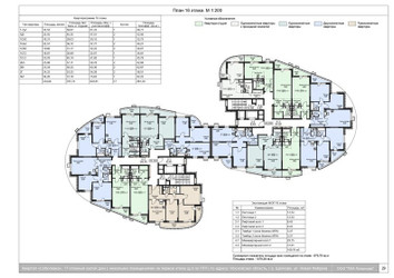 Планировка студии(квартира) площадью 38.1 квадратных метров в ЖК “ЖК Соболевка”